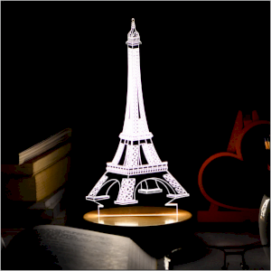 Eiffel Tower 3D LED Acrylic Lamp