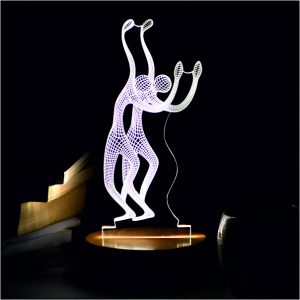 Dance Shaped 3D LED Acrylic Lamp