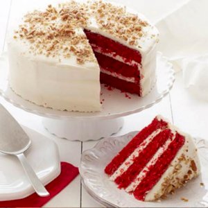 Classic Eggless Red Velvet Cake