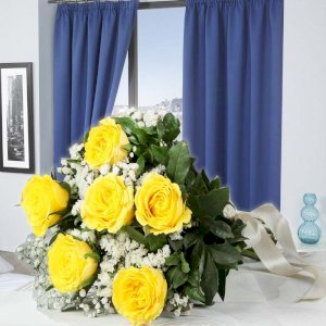 Amazing Yellow Roses Bouquet