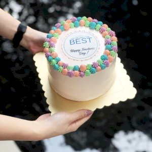 Special Teachers Day Photo Cake